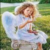 Angel Girl paint by numbers