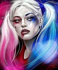 Harley Quinn Art paint by numbers