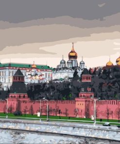 Kremlin Moscow paint by numbers
