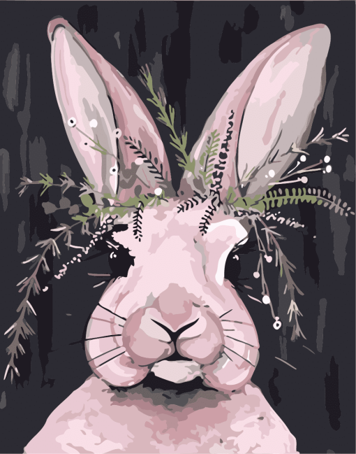 Long Ears Bunny paint by numbers