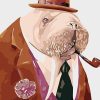 Mr Walrus paint by numbers