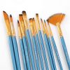 10 psc of paintbrushes