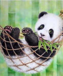 Panda paint by numbers