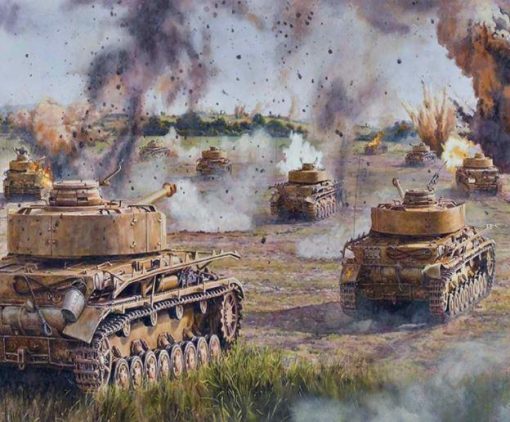 Panzer in War paint by numbers
