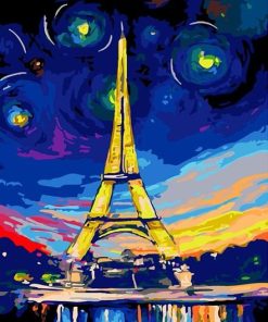 Paris And the Stars paint by numbers