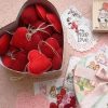 Red Hearts paint by numbers