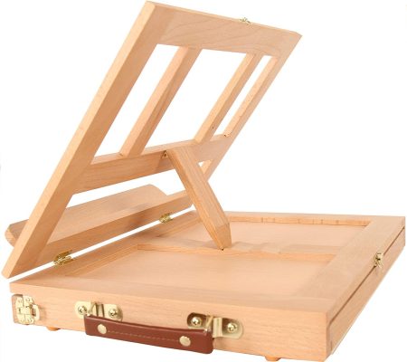 Wooden Easel For Canvases And Panels