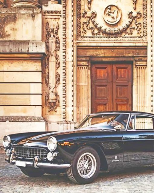 Italian Classic Car paint by numbers