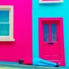 Pink And Blue House paint by numbers