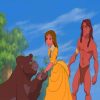 Tarzan And Princess paint by numbers