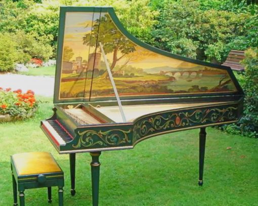 Vintage Piano paint by number