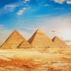 Great Pyramid Of Giza Egypt paint by number