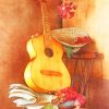 Guitar Still Life paint by numbers