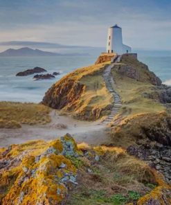 llanddwyn Island Anglesey paint by numbers