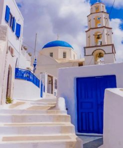 Pygos Santorini paint by numbers