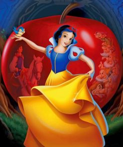Snow White And The Apple paint by numbers