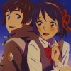 Taki And Mitsuha paint by numbers