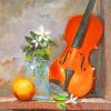 Violin Still Life paint by numbers