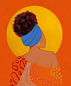 African Woman Art paint by numbers