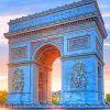 Arc de Triomphe France Paint by numbers