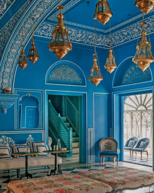 Bar Palladio Jaipur India paint by numbers