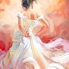 Bride Dress paint by numbers
