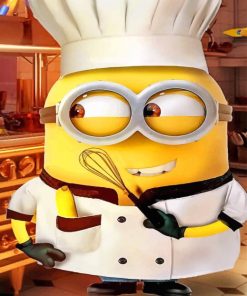 Chef Minion paint by numbers