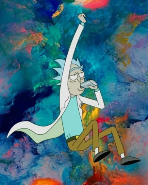 drunk rick paint by numbers
