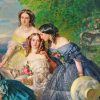 Empress Eugénie Surrounded By Her Ladies In Waiting Paint by numbers