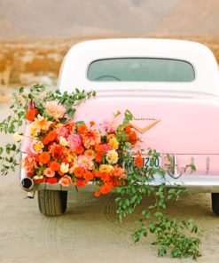 Floral Car paint by numbers