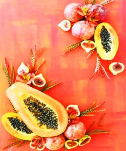 Fruits Photography paint by numbers