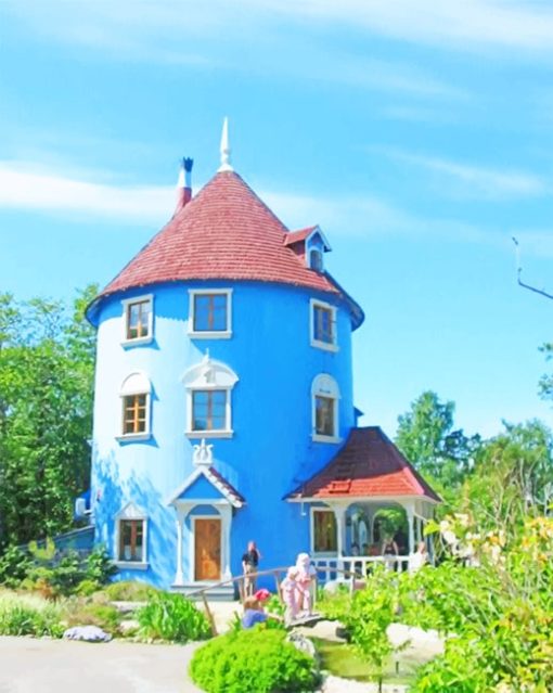 Moomin World Finland Paint by numbers