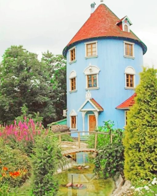 Moomin World Naantali Finland Paint by numbers