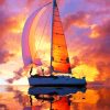 Sail Over Sundown paint by numbers