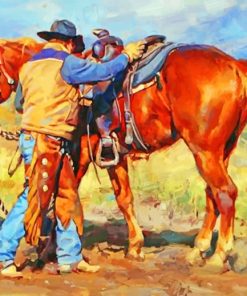 Aesthetic Cowboy Paint by numbers