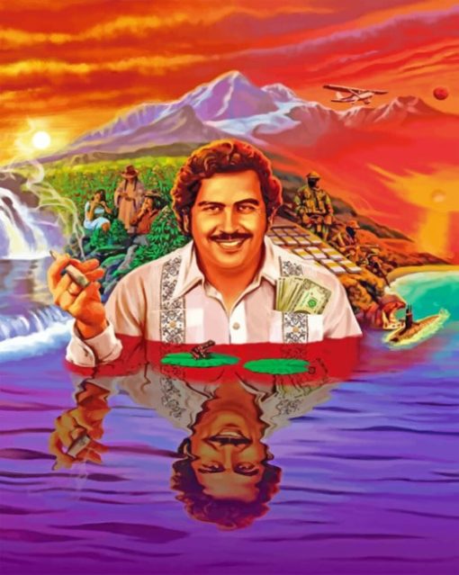 Aesthetic Pablo Escobar Paint by numbers