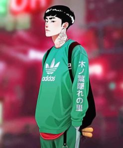 Aesthetic Rock Lee Paint by numbers