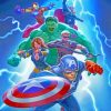 Avengers Superheroes Paint by numbers