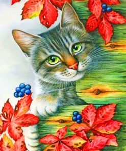 Beautiful Cat paint by numbers