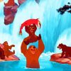 Brother Bear In Water paint by numbers