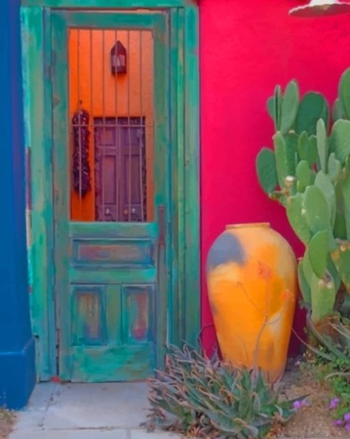 Colorful Hacienda Paint by numbers