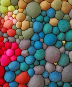 Colorful Rocks paint by numbers