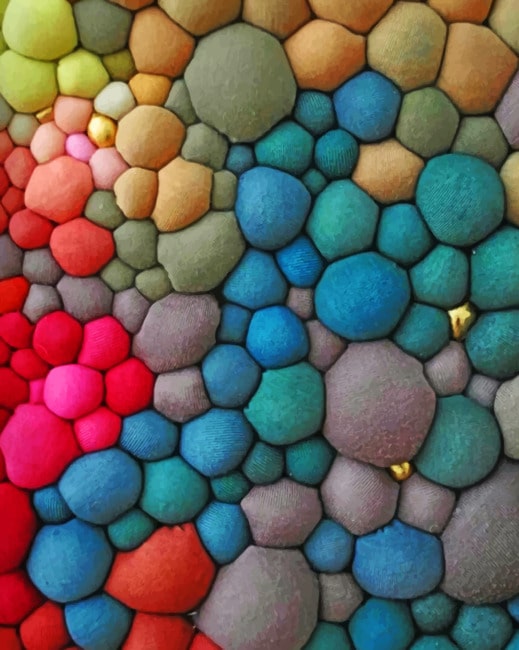 Colorful Rocks paint by numbers