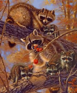 Coon Hunting Coonhound paint by numbers