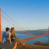 Couple In Golden Gate Bridge paint by numbers
