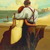 Vintage Couple In Love paint by numbers