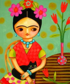 Cute Frida Kahlo Paint by numbers