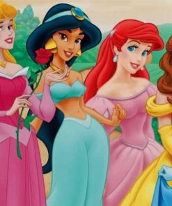 Disney Princess Girls paint by numbers