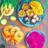 Exotic Fruits paint by numbers