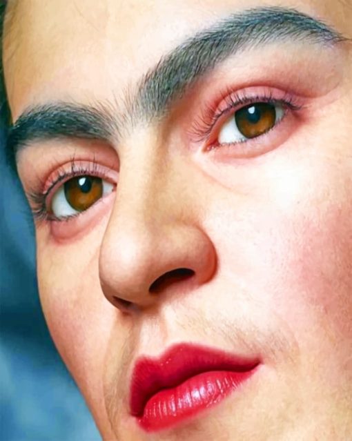 Frida Kahlo Close Up Paint by numbers